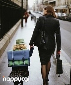 뉴욕거리의 워킹맘